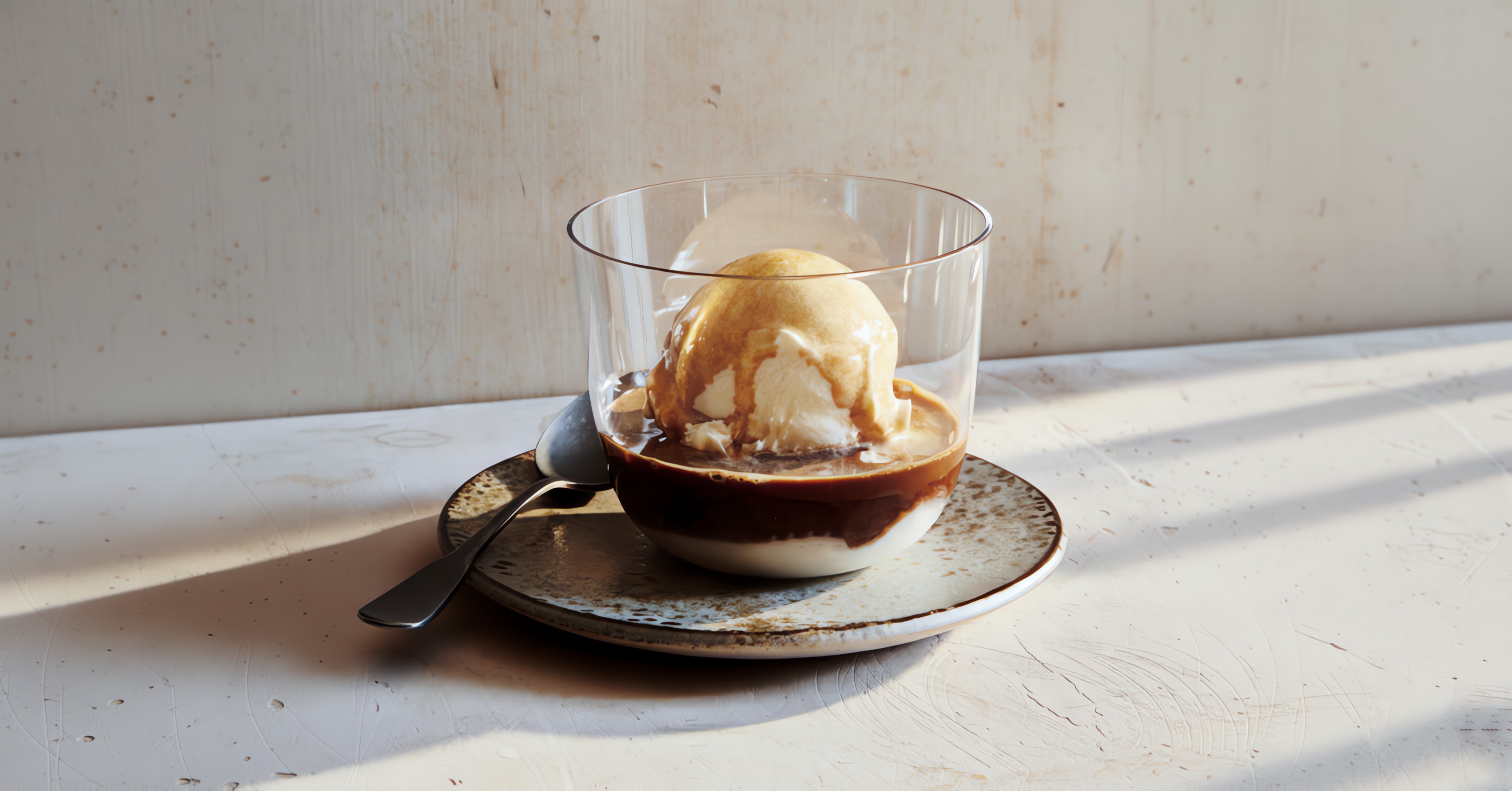 Dirty Chai Affogato